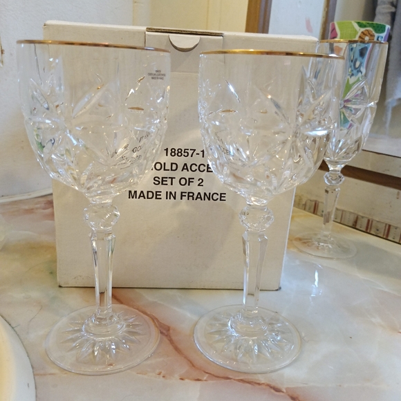 Crystal china glasses